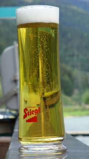Bier auf der Veranda